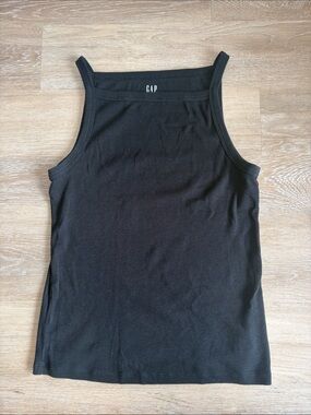 GAP TALL Black Halter Tank